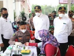 Atasi Lonjakan Kasus Aktif Covid-19, Pemkab bersama Kodim 0812 dan Polres Lamongan Percepat Vaksinasi