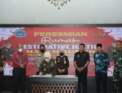 Tegakkan Hukum di Lamongan Secara Humanis, 2 Rumah RJ Diresmikan