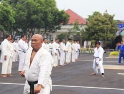 Tingkatkan Kemampuan Personel, Polres Tuban Gelar Latihan Bela Diri