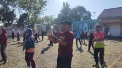 Bentuk Budaya Positif dan Eratkan Kebersamaan, Disnaker Lamongan Gelar Senam Jumat Pagi
