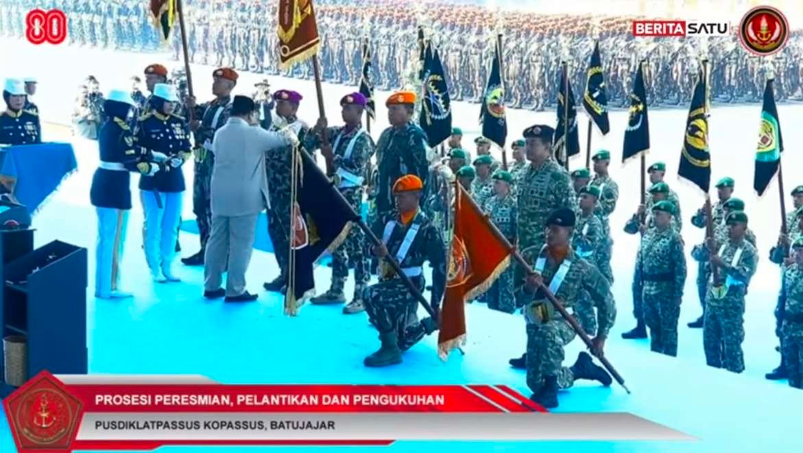 Presiden Prabowo Lantik Pejabat TNI, KBN: TNI Kian Profesional dan Disegani Dunia