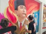 Delapan Belas Tim Peserta Festival Sulap Kantor DPC PDI Perjuangan Lamongan  Jadi Galeri Mural
