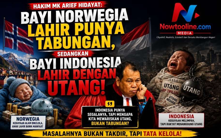 Hakim Mahkamah Konstitusi (MK) Arief Hidayat soroti paradoks Indonesia, (Foto : Arianda)
