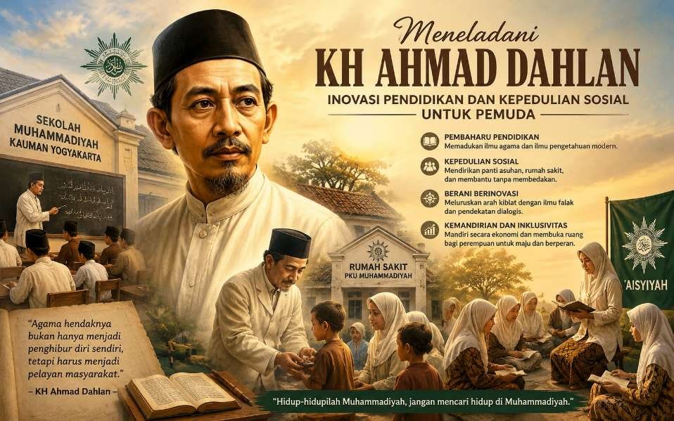KH Ahmad Dahlan (Foto : Ilustrasi)