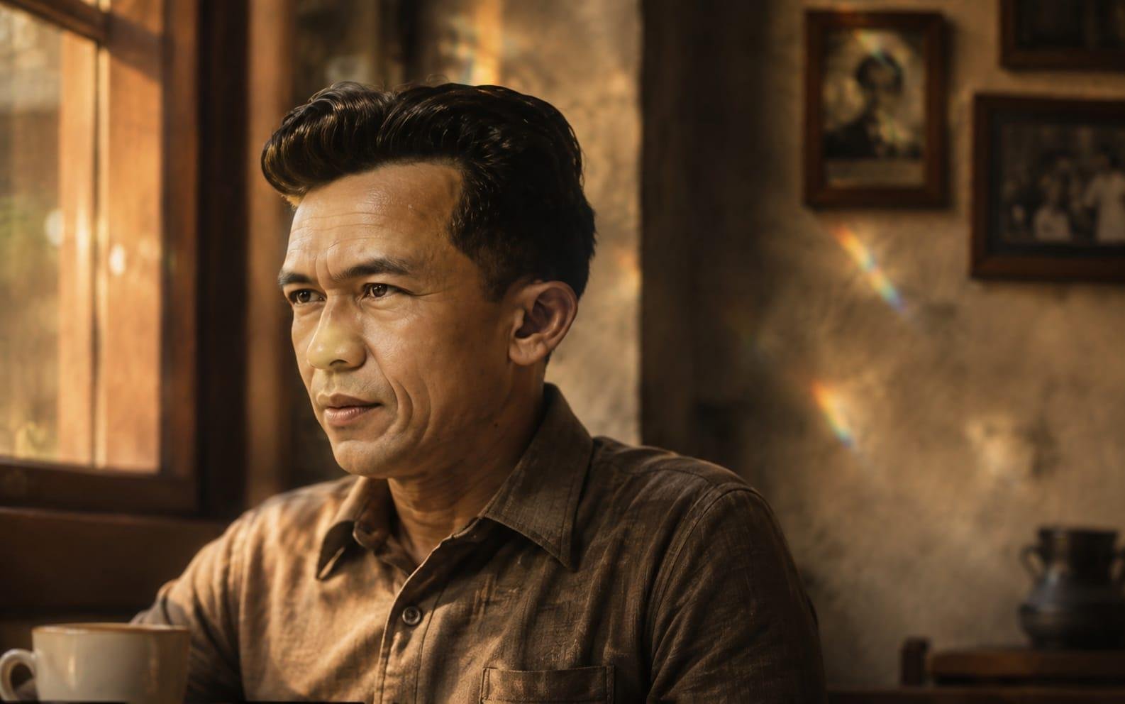 Tan Malaka (Foto : Ilustrasi di Indoor Cafe)