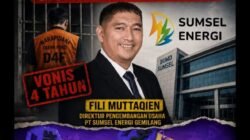Fili Muttaqien kembali menjadi sorotan setelah namanya tercatat sebagai Direktur Pengembangan Usaha PT Sumsel Energi Gemilang (Foto : Ilustrasi)