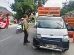 Tidak Ada Korban Jiwa, Kecelakaan Beruntun Tiga Kendaraan Terjadi di Tikung Lamongan