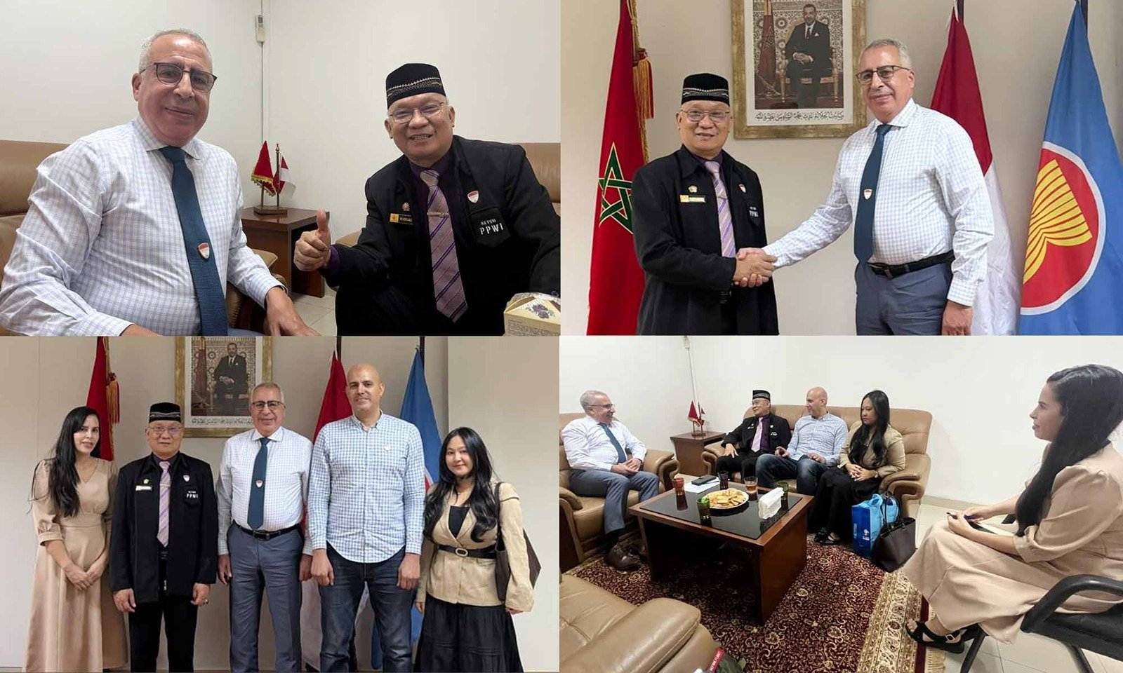 PPWI dan Kedubes Maroko menyepakati sembilan agenda kerja sama media, budaya, pendidikan, dan diplomasi publik di Jakarta (Foto: Tim Redaksi)