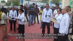 Masyarakat Adat Tanah Moi Gelar Aksi, Soroti Sengketa Tanah