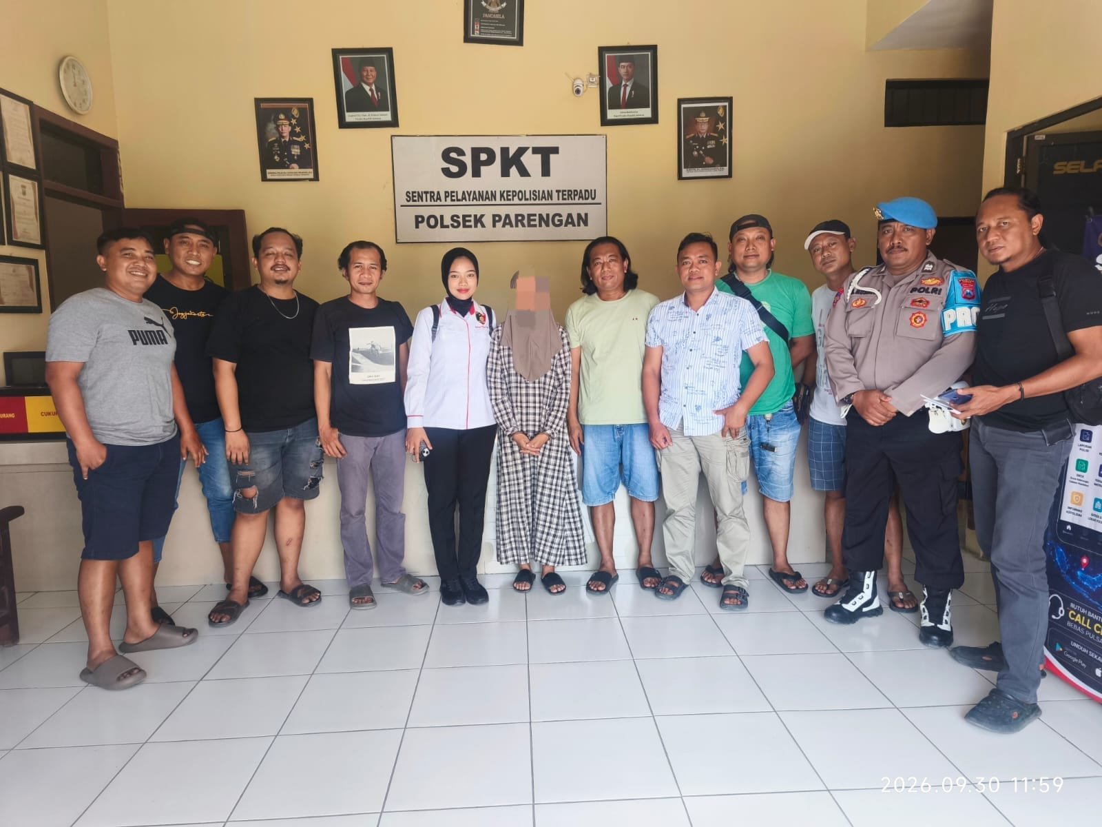 Polisi mengungkap pencurian uang keluarga pasien di RSUD Soegiri Lamongan (Foto: Humas Polres For Nowtooline)